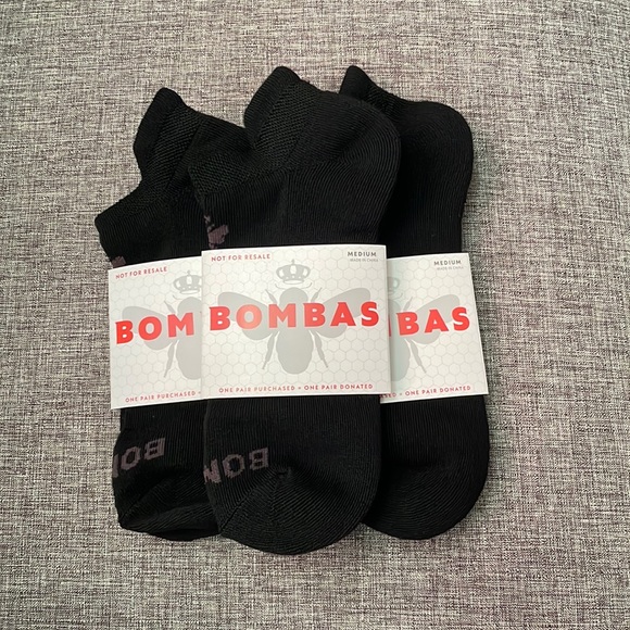 Bombas Accessories - New 3 Bombas ankle socks size Medium M